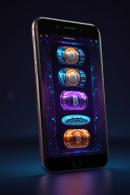 Smartphone avec l’app Pistolo Casino